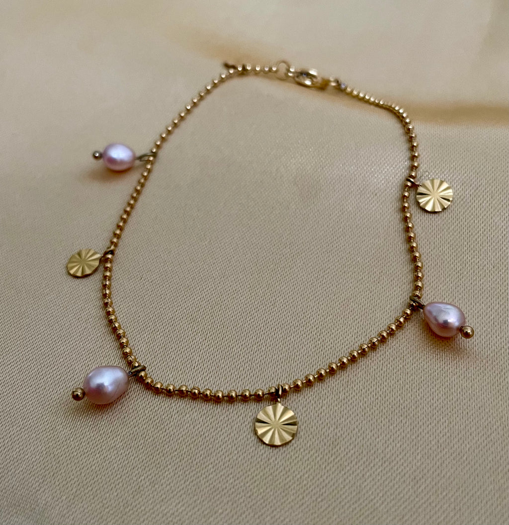 Bracelet Colette - Pink Freshwater Pearls