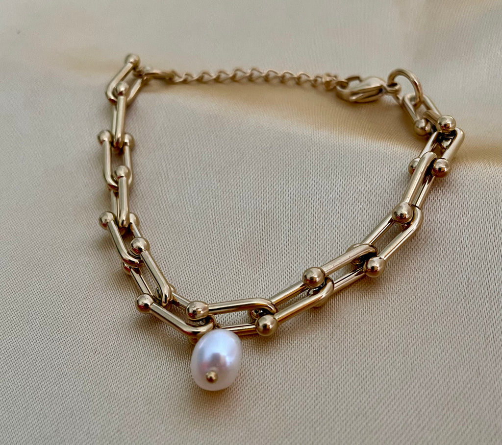 Bracelet Camille - Baroque Pearl