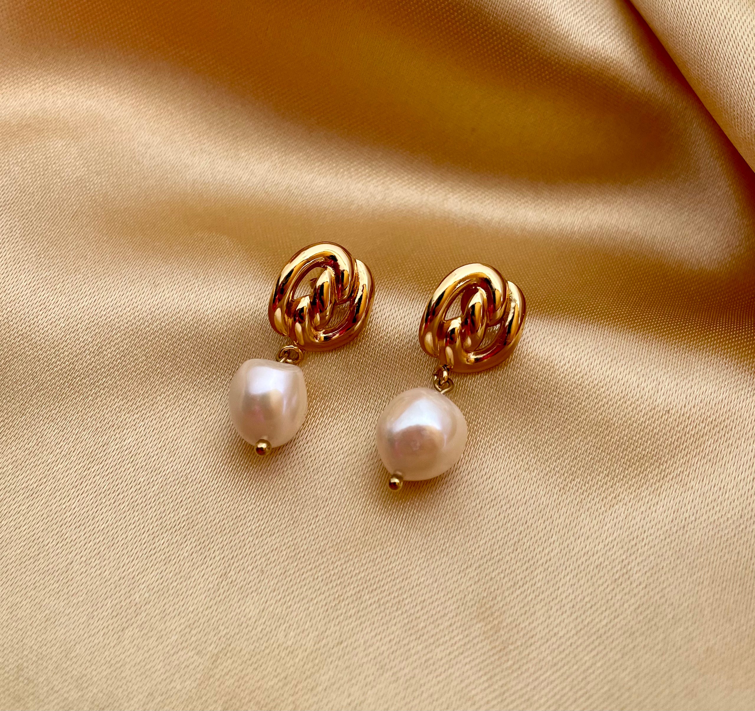 Earrings Ria - Baroque Freshwater Pearls