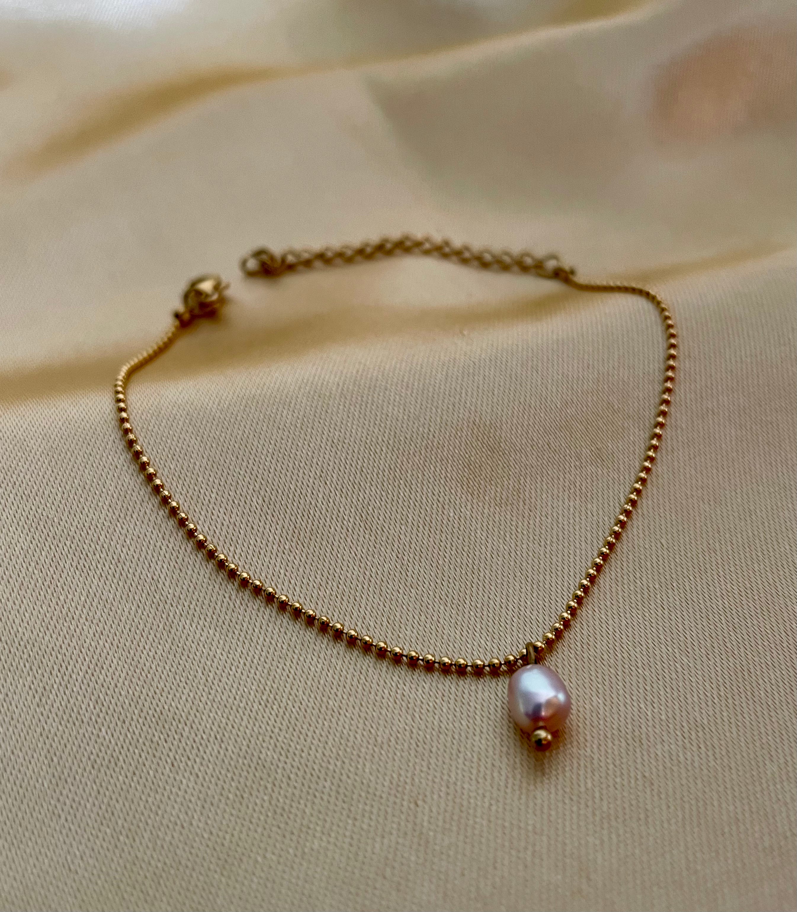 Bracelet Chloe - Pink Freshwater Pearl