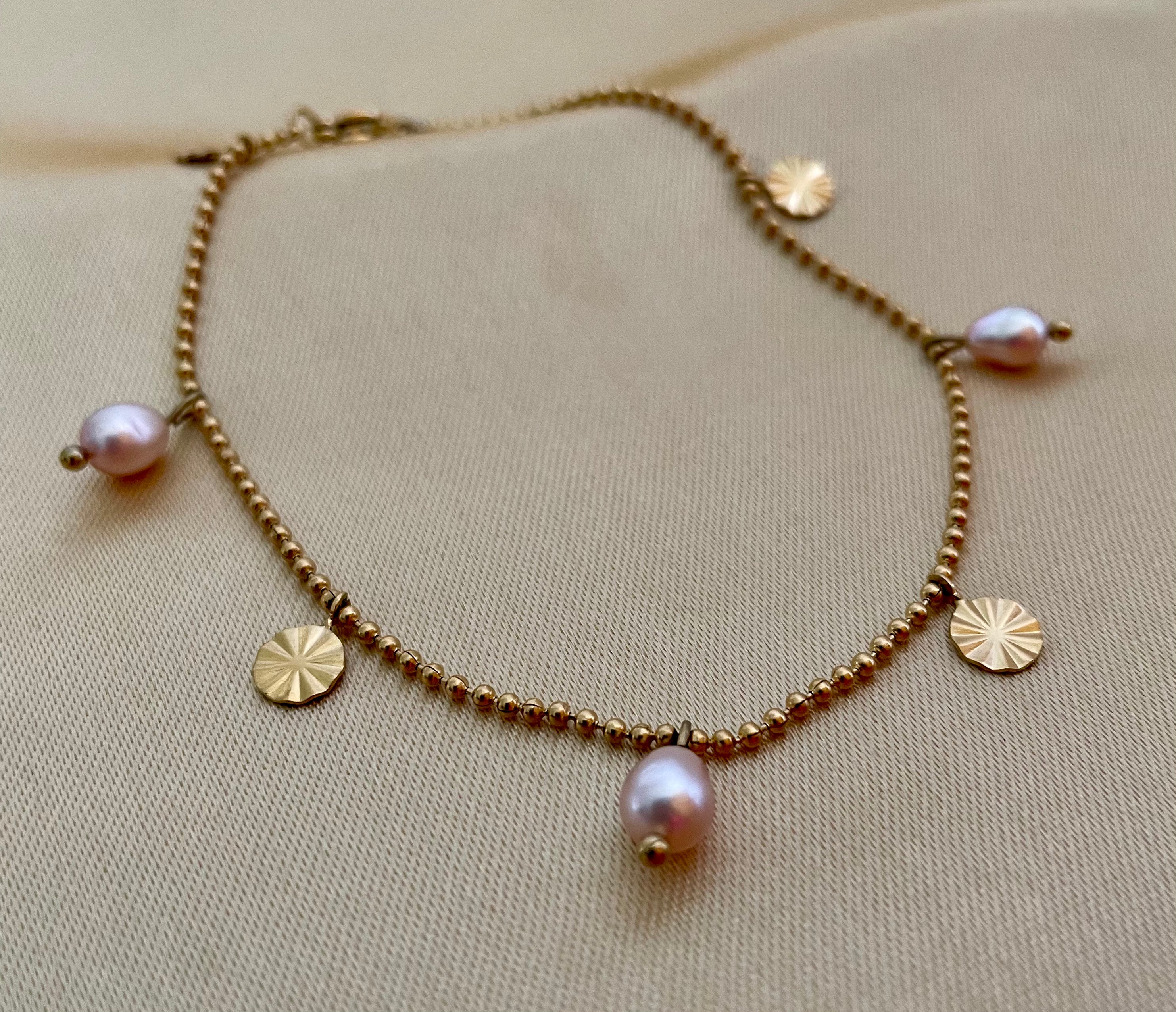 Bracelet Colette - Pink Freshwater Pearls