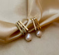 Earrings Bella - Baroque Freshwater Pearl