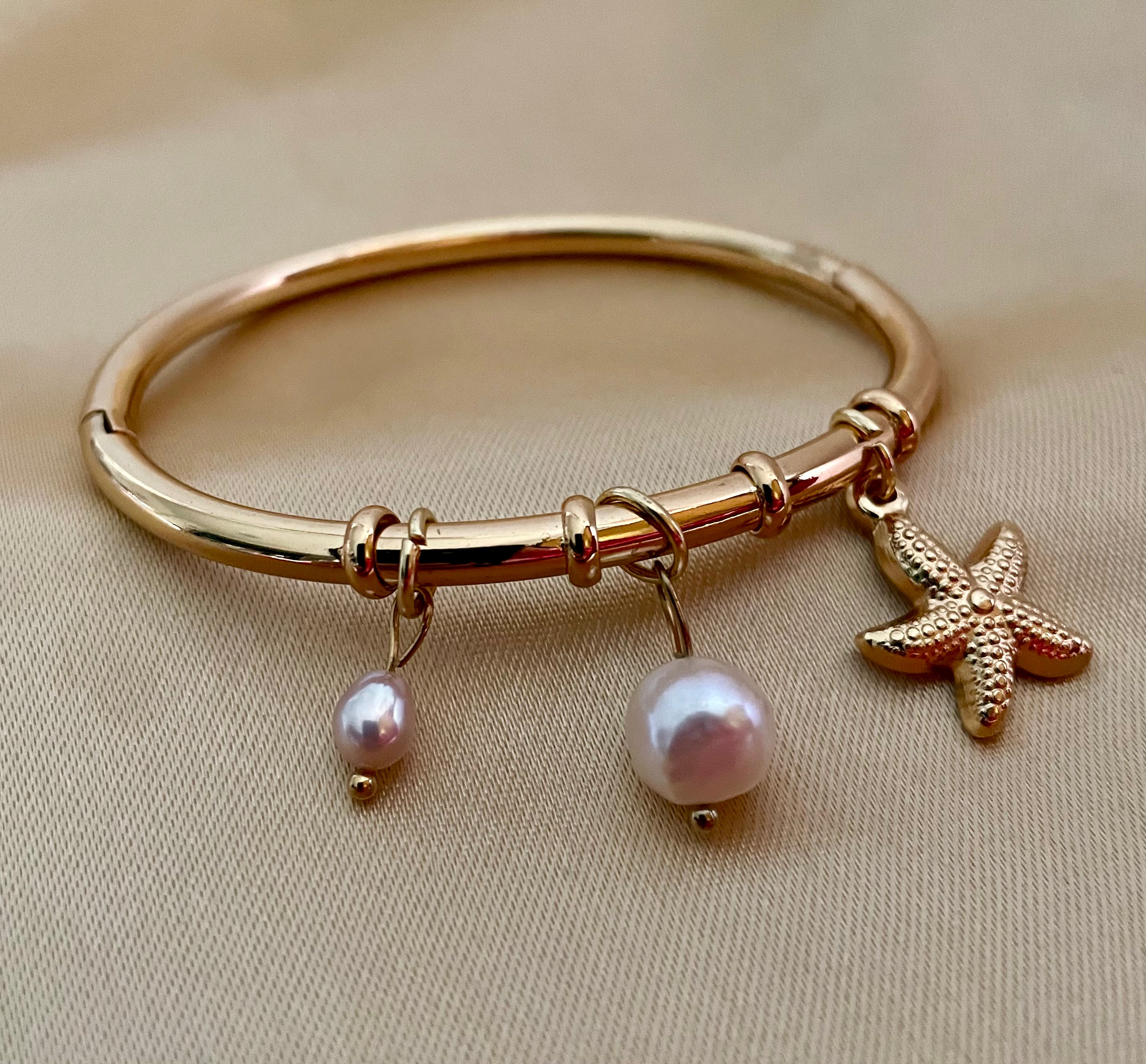 Bracelet Bianca - Baroque and Oval Pearls