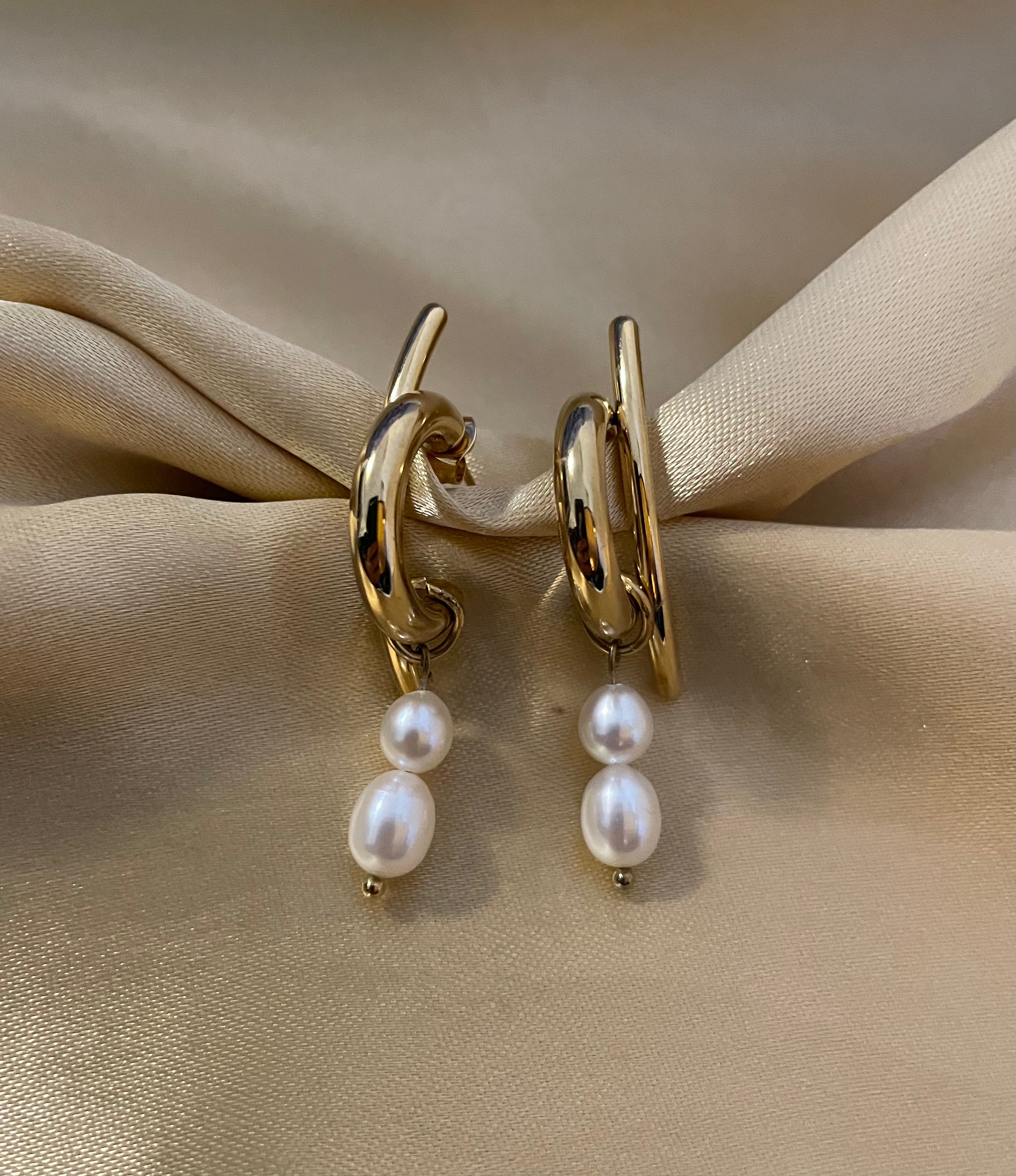 Earrings Gigi - Cultured Pearls