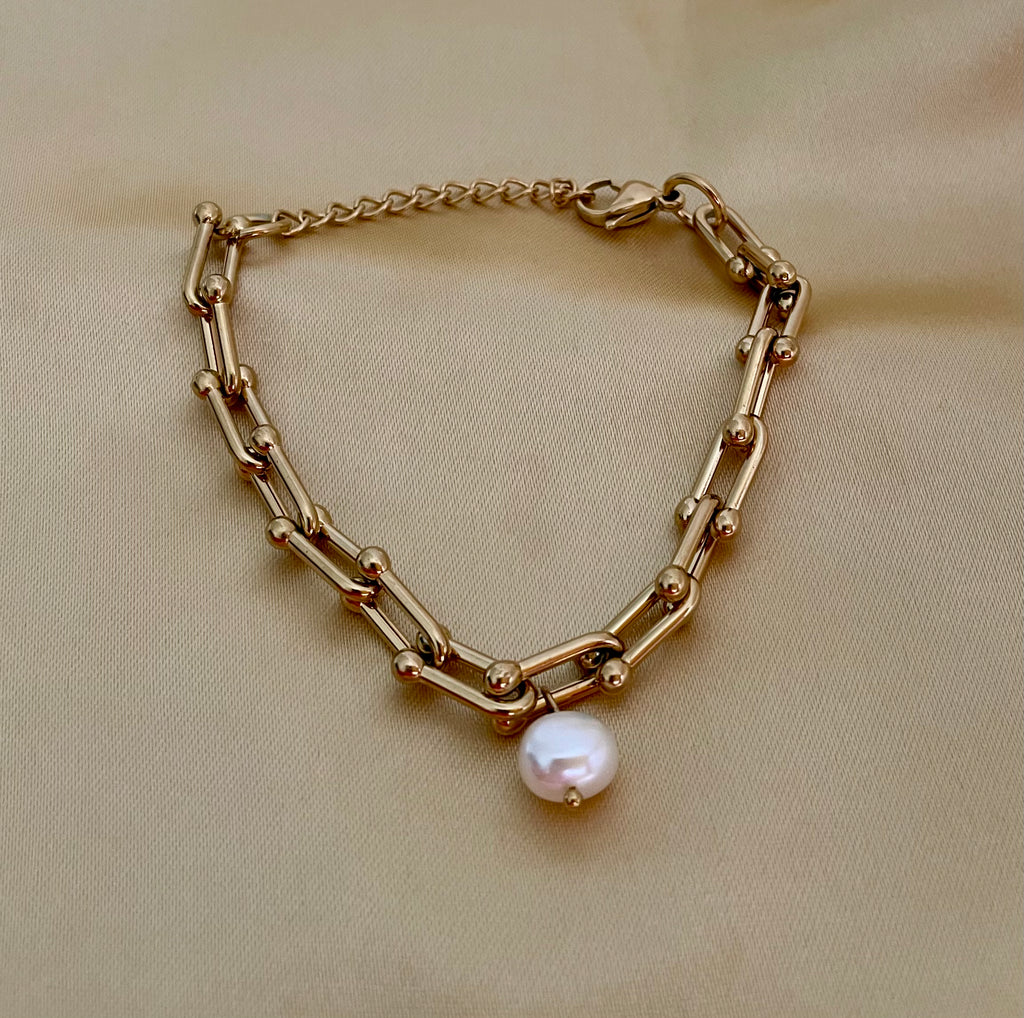 Bracelet Camille - Baroque Pearl